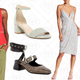 Flora Tank, $50 | Marigold Block Heel, $75 | Talula Block Heel Pump, $100 | Metallic Print Dress, $140 | Sweet Surrender Short, $35 |